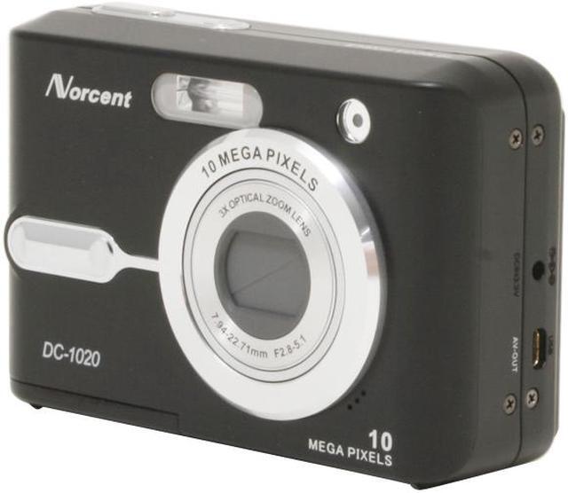 Alt view image 2 of 11 - Norcent DC-1020 Black 10.1MP 3X Optical Zoom Digital Camera