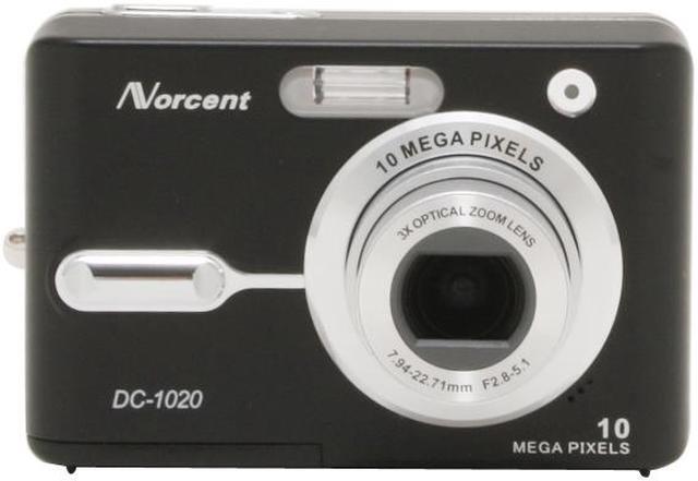 Alt view image 3 of 11 - Norcent DC-1020 Black 10.1MP 3X Optical Zoom Digital Camera