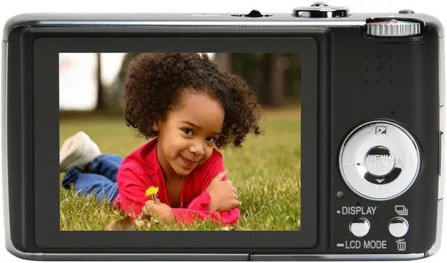 Alt view image 4 of 12 - Panasonic DMC-FX01K Black 6.0 MP 3.6X Optical Zoom 28mm Wide Angle Digital Camera