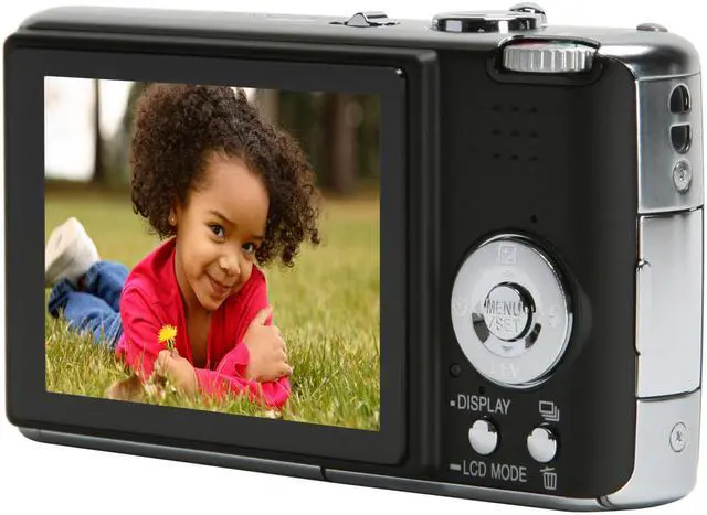 Alt view image 5 of 12 - Panasonic DMC-FX01K Black 6.0 MP 3.6X Optical Zoom 28mm Wide Angle Digital Camera