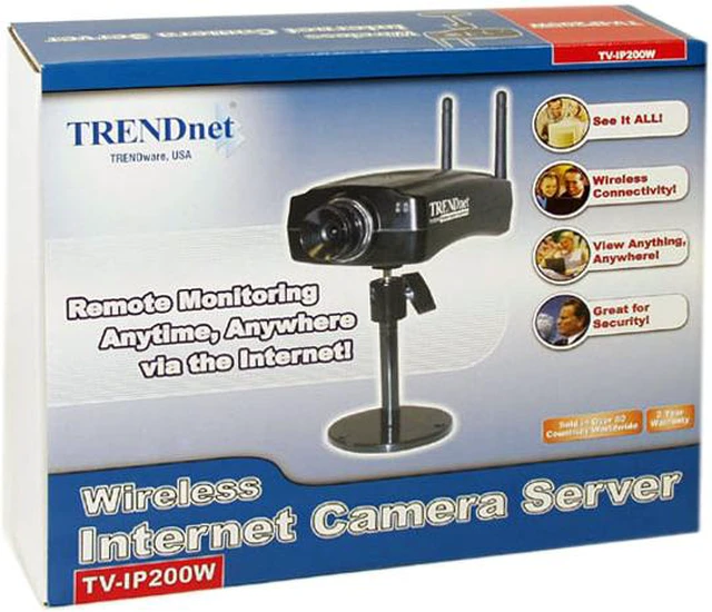 TRENDnet TV-IP200W Wireless Internet Camera Server - Newegg.com