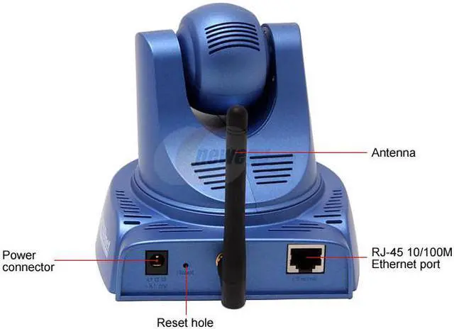 Alt view image 3 of 5 - TRENDnet TV-IP400W 640 x 480 MAX Resolution RJ45 ProView Wireless Advanced Pan/Tilt/Zoom Internet Camera