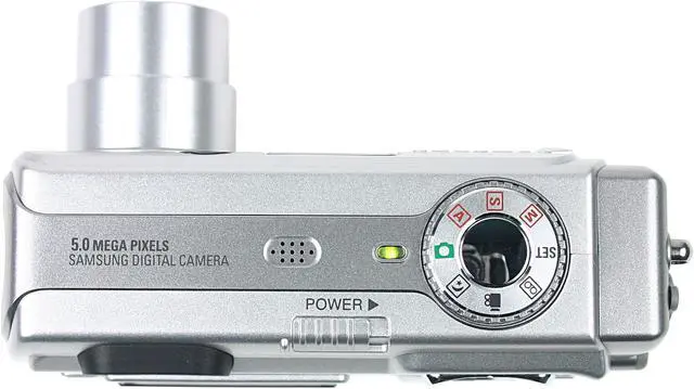 Alt view image 7 of 9 - SAMSUNG DIGIMAX 530 Silver 5.0MP 3X Optical Zoom Digital Camera