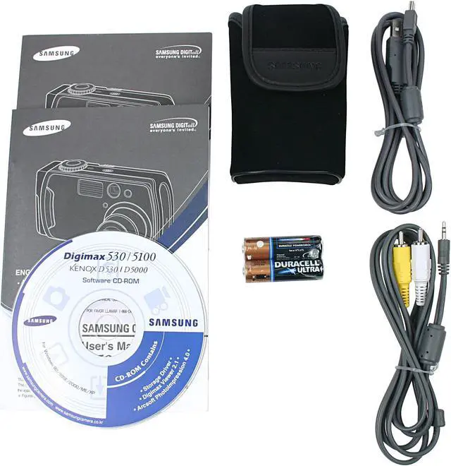 Alt view image 8 of 9 - SAMSUNG DIGIMAX 530 Silver 5.0MP 3X Optical Zoom Digital Camera