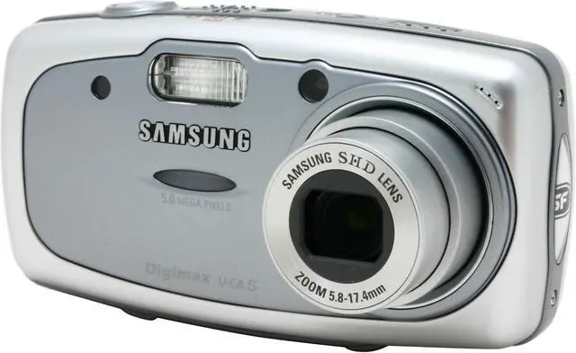 Alt view image 3 of 9 - SAMSUNG DigiMax-UCA5 Gray 5.13 MP 3X Optical Zoom Digital Camera With 3x Opical Zoom and 1.8" TFT LCD