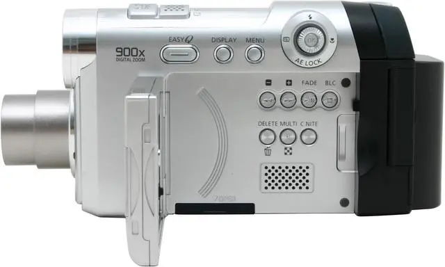 Alt view image 4 of 10 - SAMSUNG SC-D6550 Double Sensor: 1/6", 680k Pixel CCD (CAM), 1/2.5" (DSC) 2.5" 112K LCD 10x (CAM), 3x (DSC) Optical Zoom MiniDV Camcorder