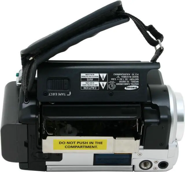 Alt view image 8 of 10 - SAMSUNG SC-D6550 Double Sensor: 1/6", 680k Pixel CCD (CAM), 1/2.5" (DSC) 2.5" 112K LCD 10x (CAM), 3x (DSC) Optical Zoom MiniDV Camcorder