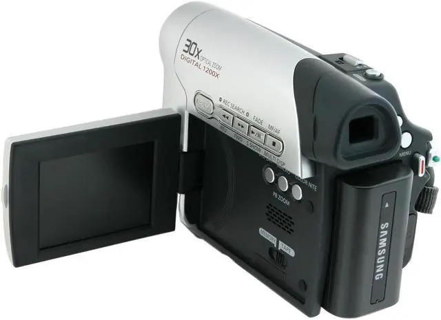 Alt view image 6 of 11 - SAMSUNG SC-D363 CCD 2.5" 112K LCD LCD 30X Optical Zoom MiniDV Camcorder