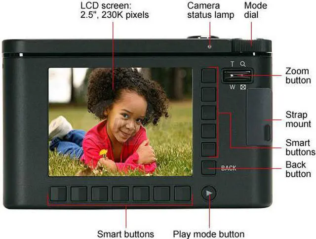Alt view image 4 of 12 - SAMSUNG NV10 Black 10.1 MP 3X Optical Zoom Digital Camera