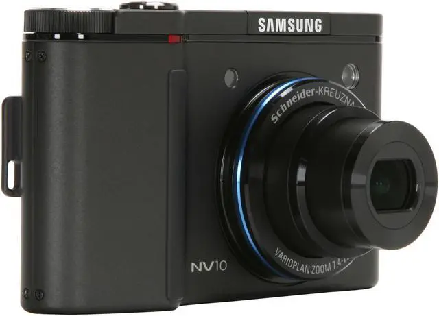 Alt view image 7 of 12 - SAMSUNG NV10 Black 10.1 MP 3X Optical Zoom Digital Camera