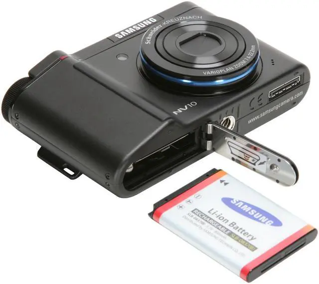 Alt view image 11 of 12 - SAMSUNG NV10 Black 10.1 MP 3X Optical Zoom Digital Camera