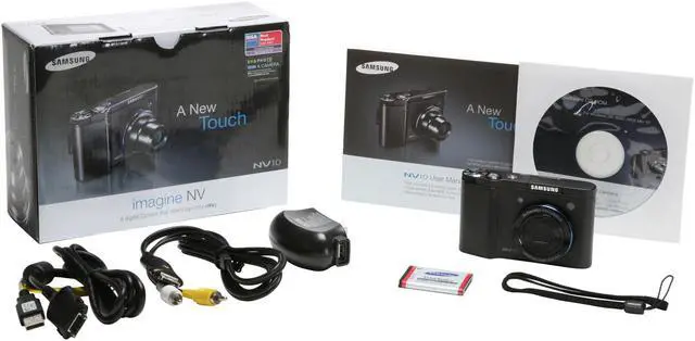 Alt view image 12 of 12 - SAMSUNG NV10 Black 10.1 MP 3X Optical Zoom Digital Camera
