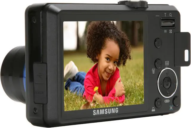 Alt view image 3 of 11 - SAMSUNG S1050 Black 10.1 MP 5X Optical Zoom Digital Camera
