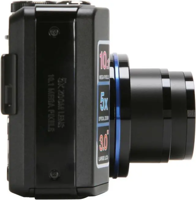 Alt view image 6 of 11 - SAMSUNG S1050 Black 10.1 MP 5X Optical Zoom Digital Camera