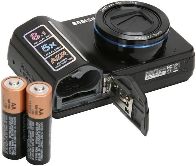Alt view image 10 of 11 - SAMSUNG S850 Black 8.1 MP 5X Optical Zoom Digital Camera