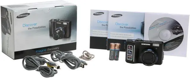 Alt view image 11 of 11 - SAMSUNG S850 Black 8.1 MP 5X Optical Zoom Digital Camera