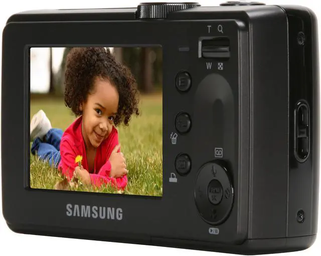 Alt view image 5 of 11 - SAMSUNG S730 Black 7.2 MP 3X Optical Zoom Digital Camera