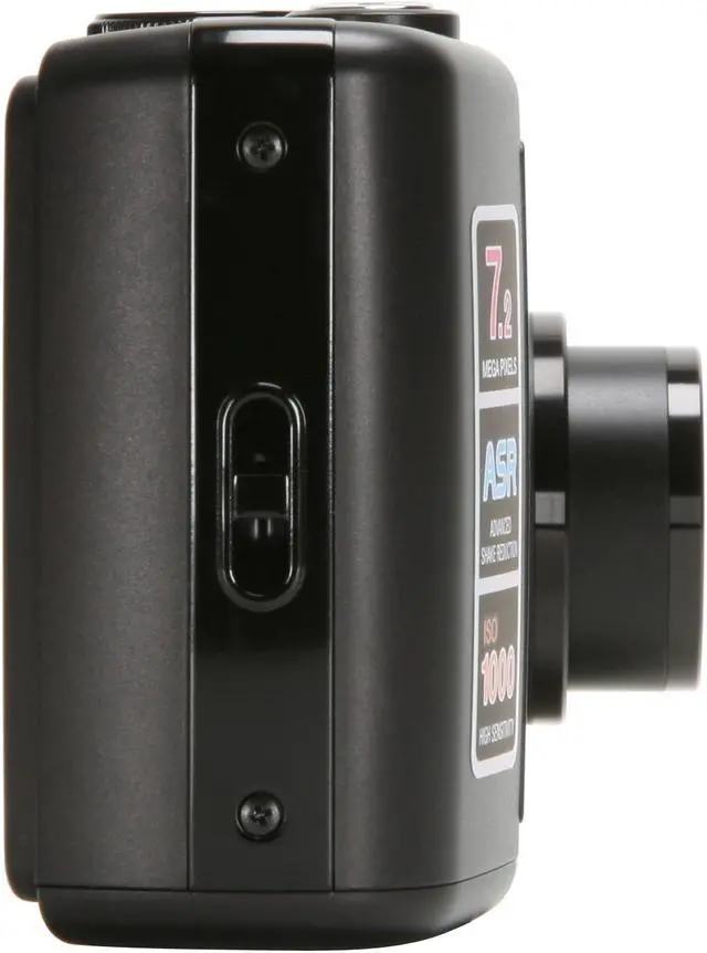 Alt view image 6 of 11 - SAMSUNG S730 Black 7.2 MP 3X Optical Zoom Digital Camera