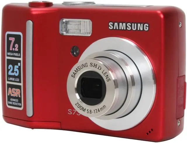 Samsung ST77 赤 デジタル光学ズ一ムカメラ 美品 動作確認済 Samsung