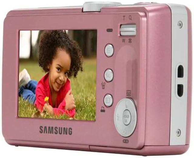 Alt view image 5 of 11 - SAMSUNG S73 Pink 7.0 MP 3X Optical Zoom Digital Camera