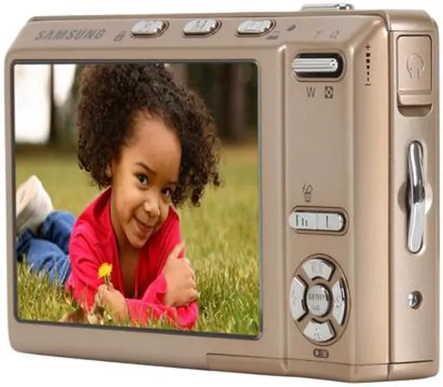 Alt view image 5 of 12 - SAMSUNG Digimax i85 Gold 8.2 MP 3.0" 230K LCD 5X Optical Zoom Digital Camera