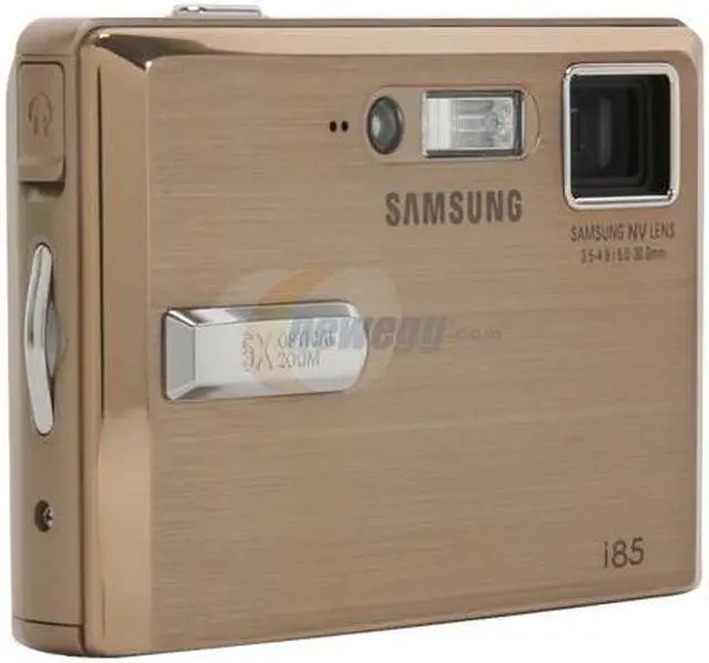 Alt view image 7 of 12 - SAMSUNG Digimax i85 Gold 8.2 MP 3.0" 230K LCD 5X Optical Zoom Digital Camera