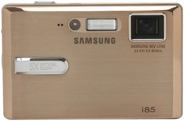 Alt view image 8 of 12 - SAMSUNG Digimax i85 Gold 8.2 MP 3.0" 230K LCD 5X Optical Zoom Digital Camera