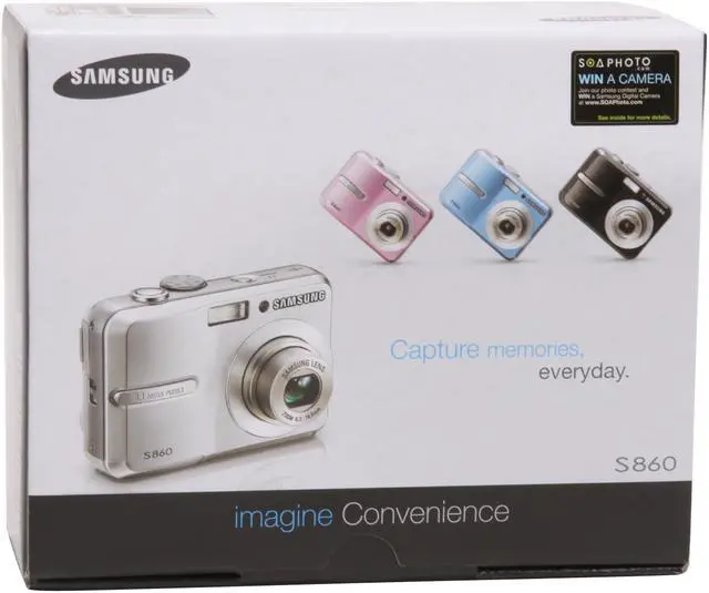 Alt view image 2 of 2 - SAMSUNG S860 Pink 8.1 MP 3X Optical Zoom Digital Camera