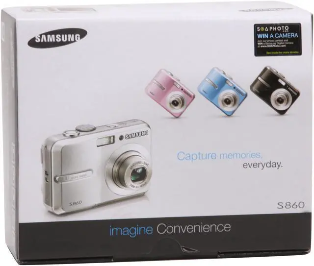 Alt view image 2 of 2 - SAMSUNG S860 Silver 8.1 MP 3X Optical Zoom Digital Camera