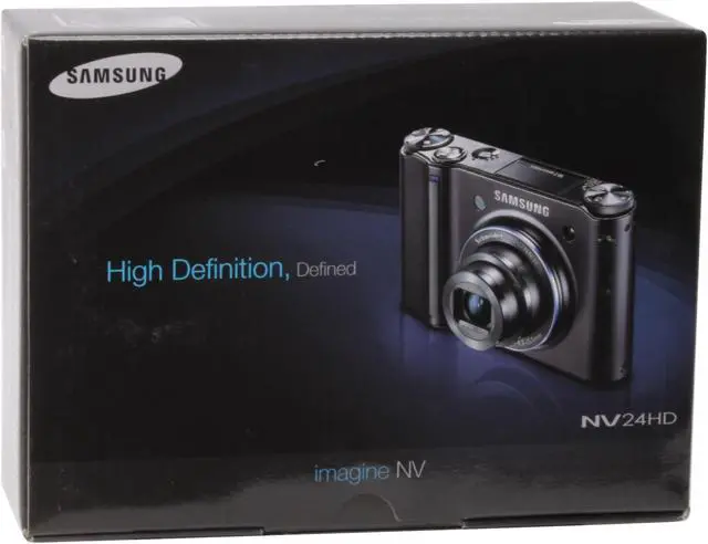 Alt view image 2 of 2 - SAMSUNG NV24 HD Black 10.2 MP 2.5" AMOLED 230K LCD 3.6X Optical Zoom 24mm Wide Angle Digital Camera HDTV Output