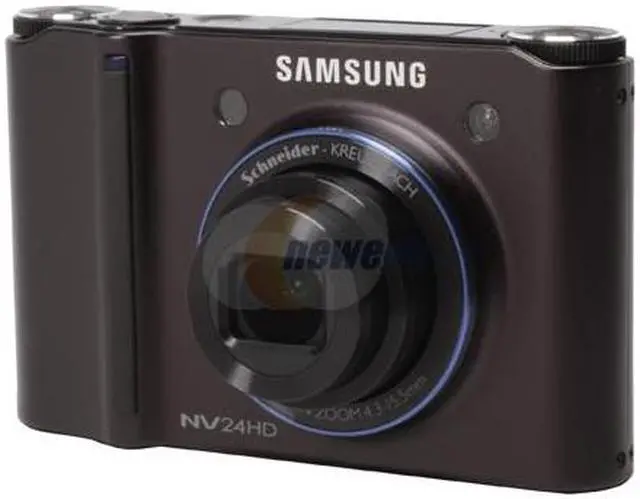 Main image of SAMSUNG NV24 HD Black 10.2 MP 2.5" AMOLED 230K LCD 3.6X Optical Zoom 24mm Wide Angle Digital Camera HDTV Output