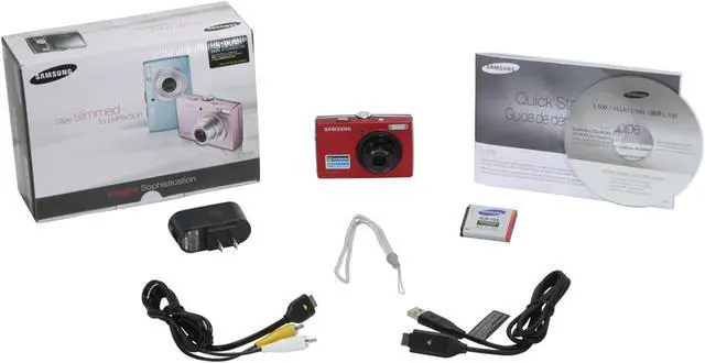 Alt view image 11 of 11 - SAMSUNG L100 Red 8.2 MP 3X Optical Zoom Digital Camera