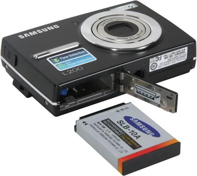 Alt view image 10 of 11 - SAMSUNG L200 Black 10.2 MP 3X Optical Zoom Digital Camera