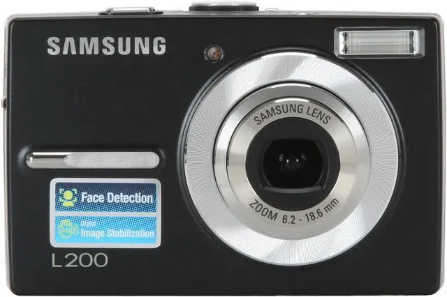 Alt view image 8 of 11 - SAMSUNG L200 Black 10.2 MP 3X Optical Zoom Digital Camera