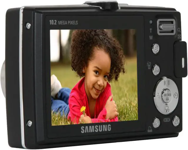 Alt view image 3 of 11 - SAMSUNG L200 Black 10.2 MP 3X Optical Zoom Digital Camera