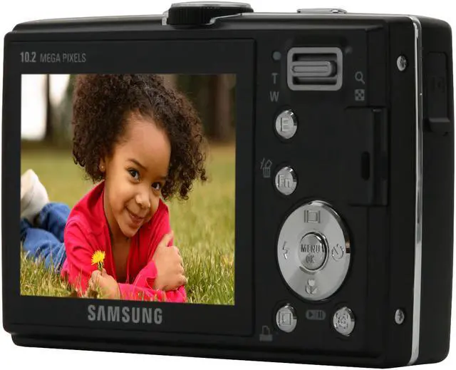 Alt view image 5 of 11 - SAMSUNG L200 Black 10.2 MP 3X Optical Zoom Digital Camera