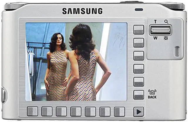 Alt view image 4 of 4 - SAMSUNG NV30 Silver 8.1 MP 3X Optical Zoom Digital Camera
