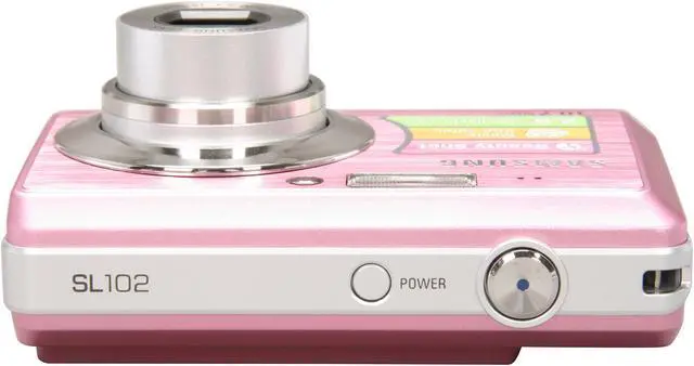 Alt view image 10 of 11 - SAMSUNG SL102 Pink 10.2 MP 3X Optical Zoom Digital Camera