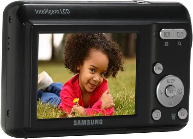 Alt view image 3 of 11 - SAMSUNG SL30 Black 10.2 MP 3X Optical Zoom Digital Camera