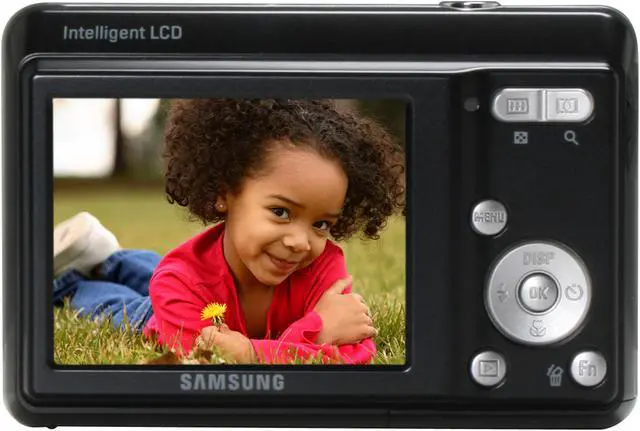 Alt view image 4 of 11 - SAMSUNG SL30 Black 10.2 MP 3X Optical Zoom Digital Camera
