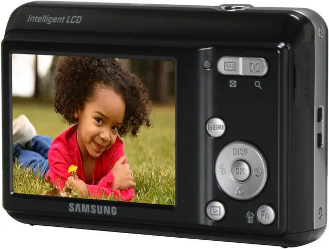 Alt view image 5 of 11 - SAMSUNG SL30 Black 10.2 MP 3X Optical Zoom Digital Camera