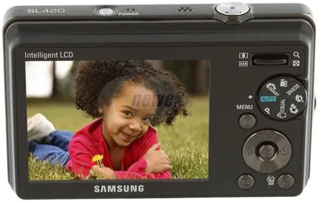 Alt view image 4 of 12 - SAMSUNG SL420 Black 10.2 MP 5X Optical Zoom Digital Camera