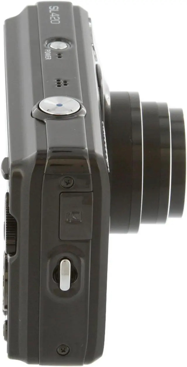 Alt view image 6 of 12 - SAMSUNG SL420 Black 10.2 MP 5X Optical Zoom Digital Camera