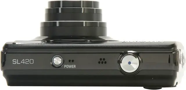 Alt view image 9 of 12 - SAMSUNG SL420 Black 10.2 MP 5X Optical Zoom Digital Camera