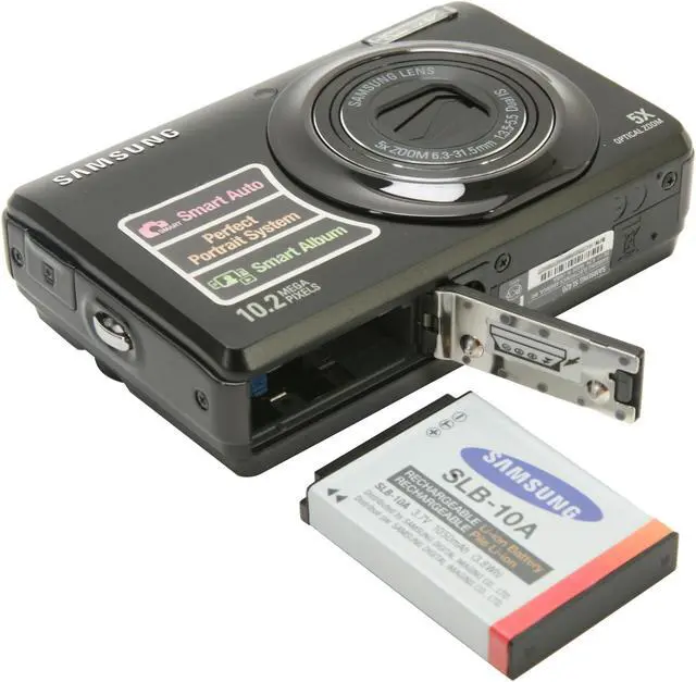 Alt view image 11 of 12 - SAMSUNG SL420 Black 10.2 MP 5X Optical Zoom Digital Camera