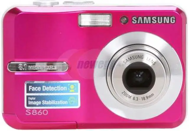 Alt view image 2 of 8 - SAMSUNG S860 Pink 8.1 MP 3X Optical Zoom Digital Camera