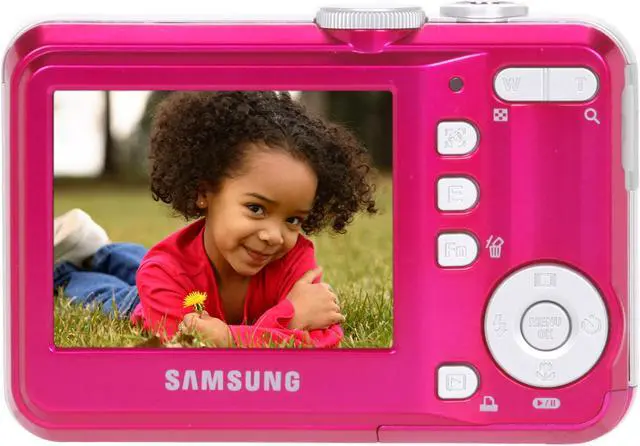 Alt view image 4 of 8 - SAMSUNG S860 Pink 8.1 MP 3X Optical Zoom Digital Camera