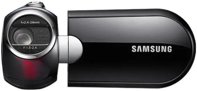 Alt view image 3 of 8 - SAMSUNG SMX-C10 Black-Red 1/6" CCD 2.7" 230K LCD 10X Optical Zoom Compact SD Camcorder