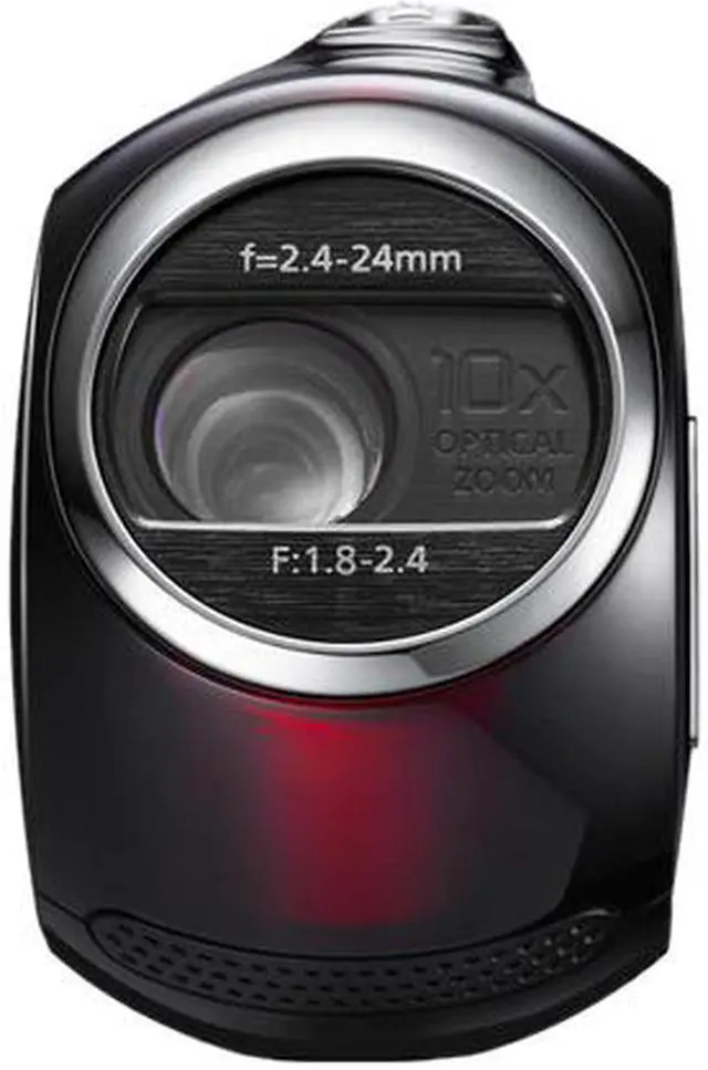 Alt view image 4 of 8 - SAMSUNG SMX-C10 Black-Red 1/6" CCD 2.7" 230K LCD 10X Optical Zoom Compact SD Camcorder