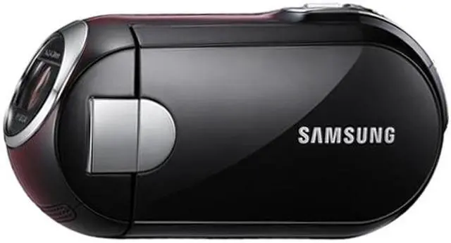 Alt view image 5 of 8 - SAMSUNG SMX-C10 Black-Red 1/6" CCD 2.7" 230K LCD 10X Optical Zoom Compact SD Camcorder